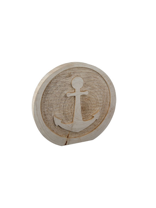 ArteLibre Decorative Space made of Wooden 26x3x25cm 1pcs