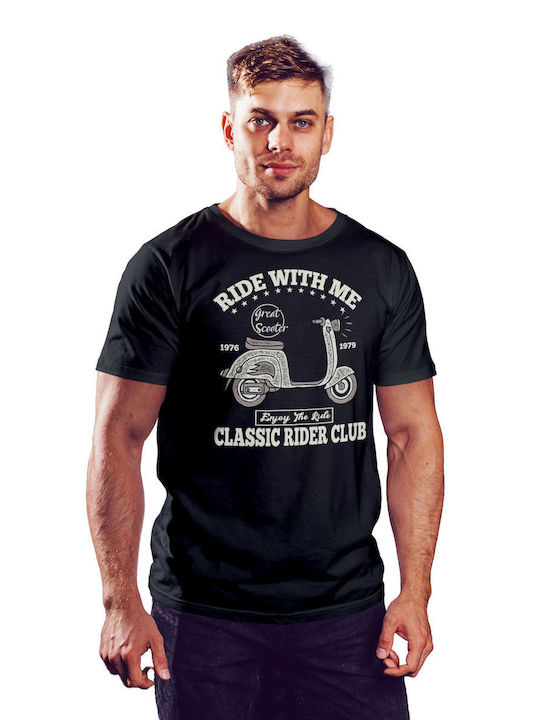 Pop Culture T-shirt Black Ride With Me