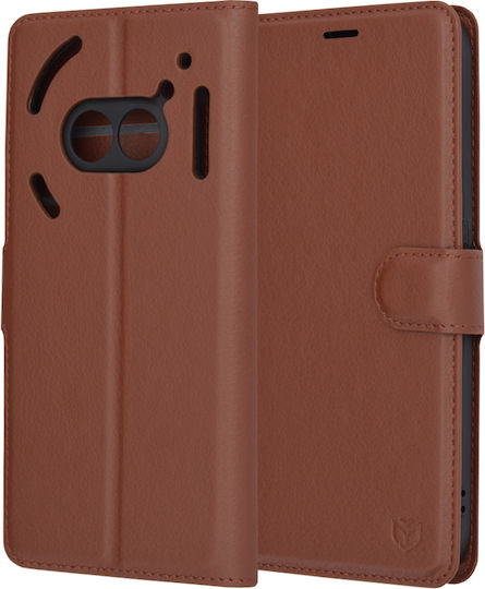 Techsuit Book Δερμάτινο Καφέ (Nothing Phone (2a))