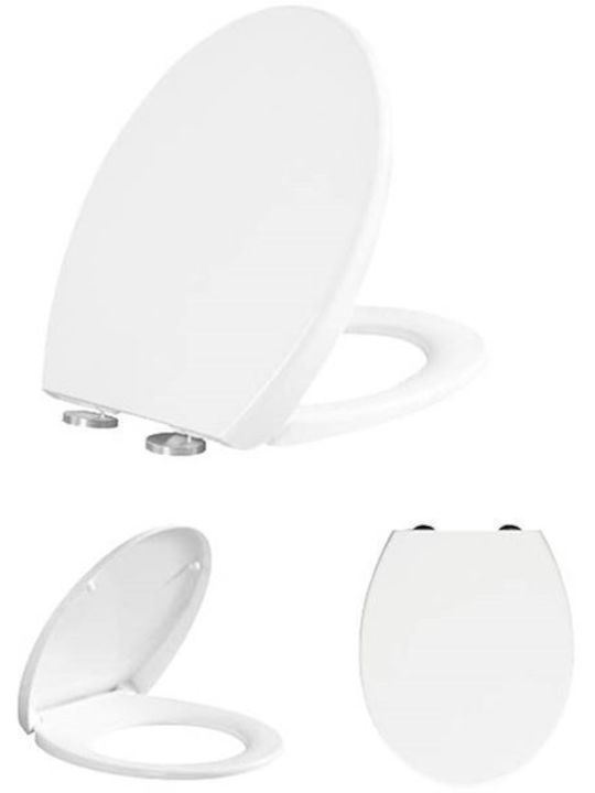 Bormann BTW1030 Toilettenbrille Soft-Close Bakelit 45x37.5cm Weiß