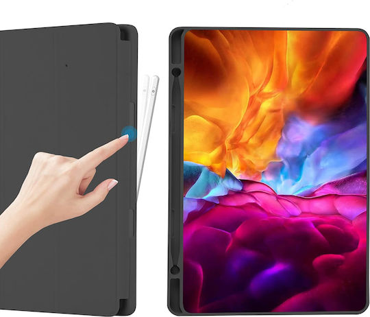 Techsuit Flip Cover Μαύρη (Samsung Galaxy Tab A7 Lite)