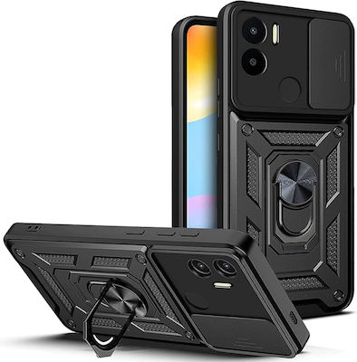 Techsuit Shield Umschlag Rückseite Schwarz (Redmi A1+ / A2+) KF2315397