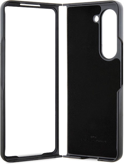 BMW Signature Logo Imprint Back Cover Plastic Negru (Galaxy Z Fold5)
