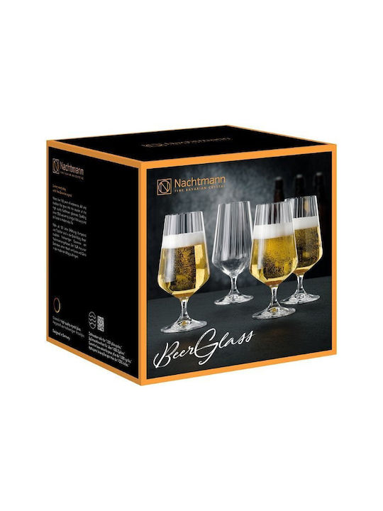 Nachtmann Set Gläser Bier, μπίρας aus Kristall 380ml 4Stück