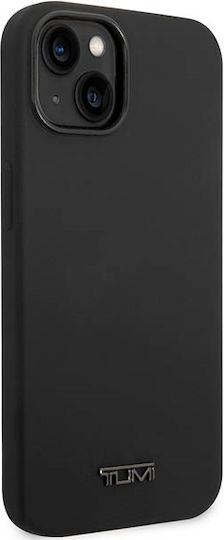Tumi Umschlag Rückseite Silikon Schwarz (iPhone 14)