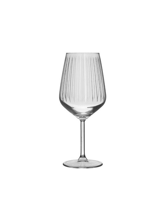 Click Set of Glasses for Red Wine made of Glass Stemmed 270ml 6pcs