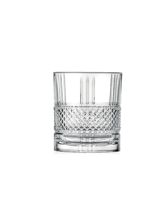 RCR Brillante Glass Set Whiskey made of Crystal 340ml 6pcs