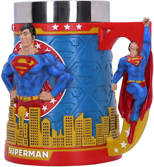Nemesis Now Man of Steel Tankard Ποτήρι Μπύρας Ανοξείδωτο