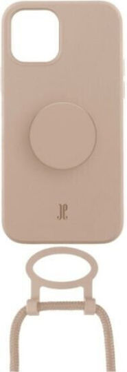 Just Elegance PopGrip Back Cover Silicone Beige (iPhone 13)