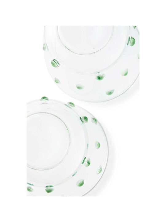 Pols Potten Set de pahare pentru Vin Alb din Sticlă în Culoarea Verde Cu picior 350ml 2buc