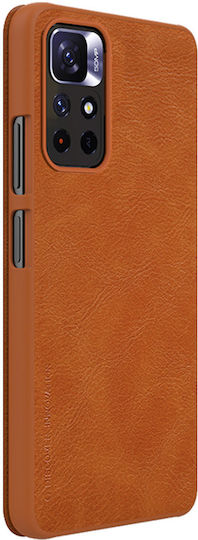 Nillkin Qin Book Piele 0.2mm Maro (Poco M4 Pro 5G / Redmi Note 11s 5G )
