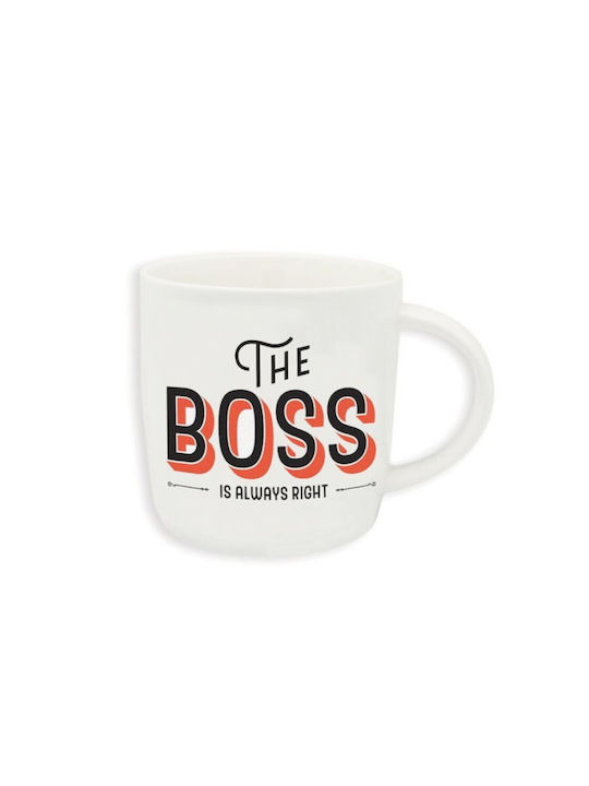 Legami Milano Cup-Puccino the Boss Mug from Porcelain White 350ml