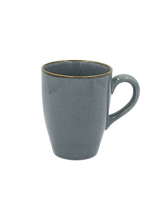 Kutahya Porselen Lima Tasse aus Porzellan Gray 240ml 1Stück