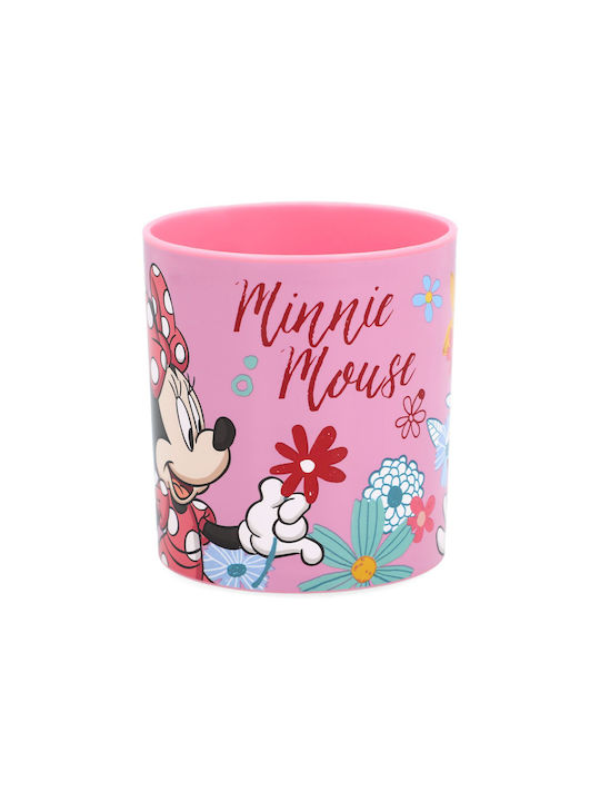 Stor Minnie Mouse Spring Look Κούπα Πλαστική Ροζ 350ml