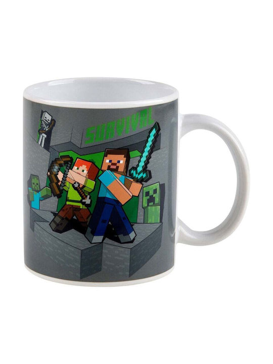 Minecraft Heat Ceramic Cup Multicolour 325ml