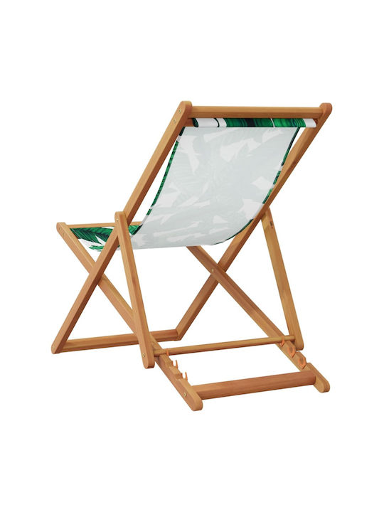 Deckchairs Wooden Green 62x112x87cm
