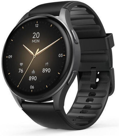 HAMA 8900 Aluminium 45mm Waterproof Smartwatch with Heart Rate Monitor (Black)