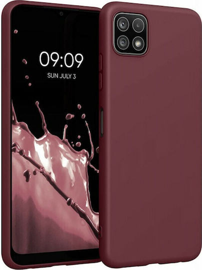 Senso Soft Touch Задна корица Силикон 2мм Бордо (Galaxy A22 5G)