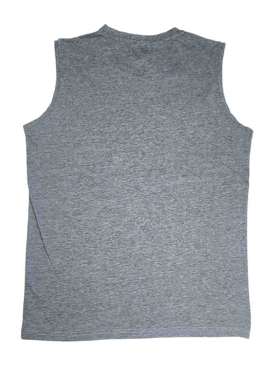 Paco & Co Men's Sleeveless Blouse Gray