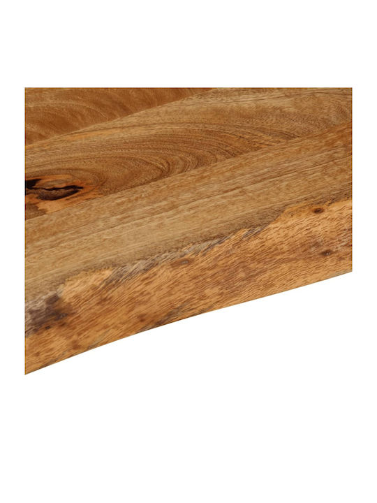 vidaXL Rectangular Table Surface made of Solid Wood Mango 70x30x2.5cm 370429 1pcs