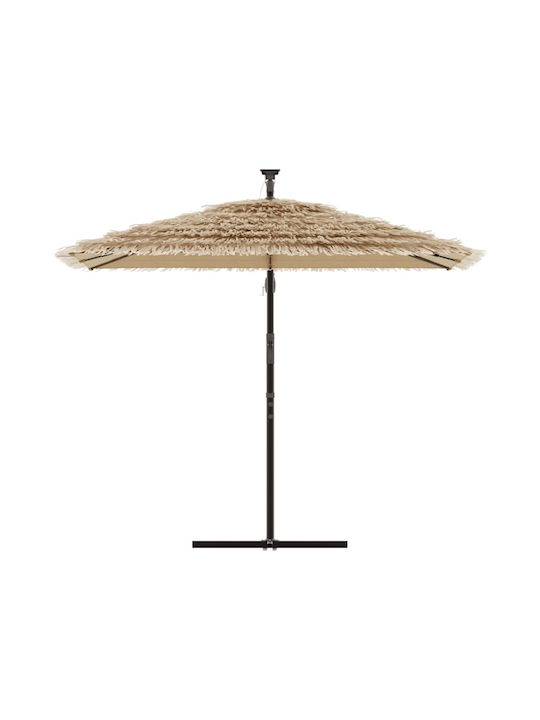 Hanging Circular Metal Brown Parasol F2.38xH2.38m