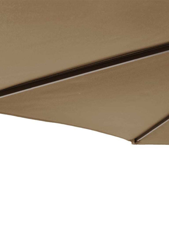 Umbrelă Rotundă Metalică Maro Φ2.12xÎ2.12m