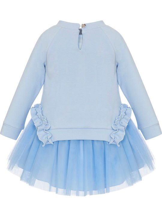 Children's Dress Long Sleeve Blue