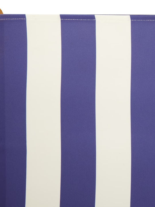 Scaun de exterior Lemn Albastru 2buc 48x40x109cm