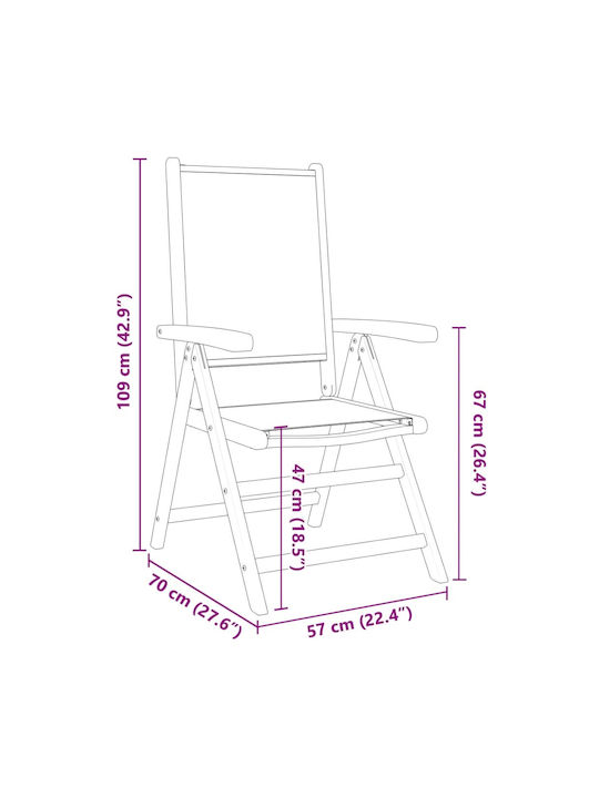 Scaun de exterior Lemn Albastru 2buc 48x40x109cm