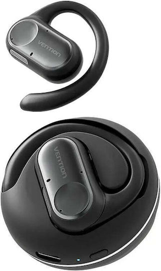 Vention OpenBeat O11 Open Ear Bluetooth Handsfree Ακουστικά με Αντοχή στον Ιδρώτα και Θήκη Φόρτισης Μαύρα
