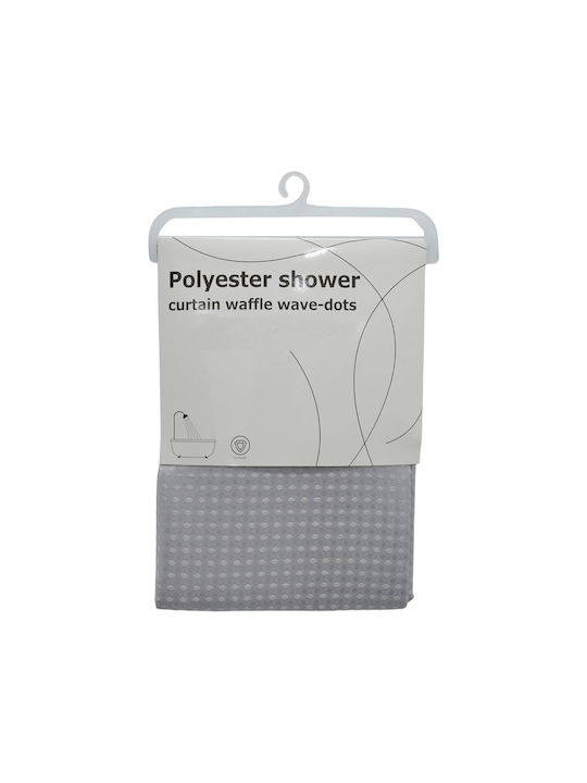 Ankor Shower Curtain 180x200cm Grey