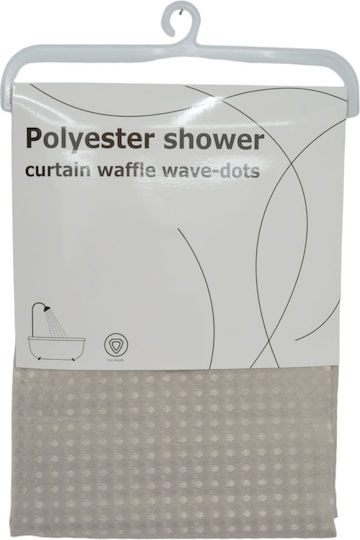 Ankor Shower Curtain 180x200cm Beige