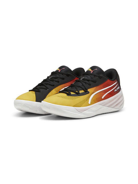 Puma All-Pro Nitro Showtime Χαμηλά Μπασκετικά Παπούτσια Πολύχρωμα