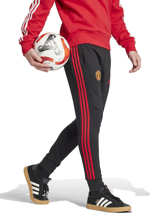 Manchester United Fotbalistic Pantaloni de trening cu Elastic Negru
