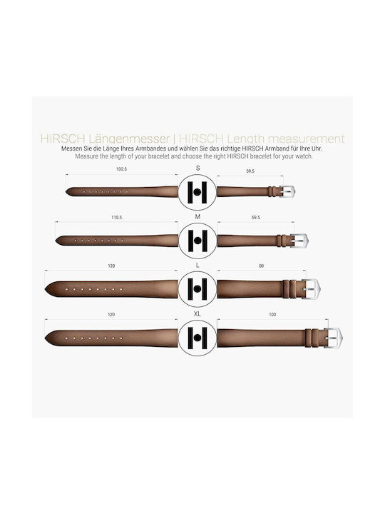 Hirsch Toronto Leather Strap Black 28mm