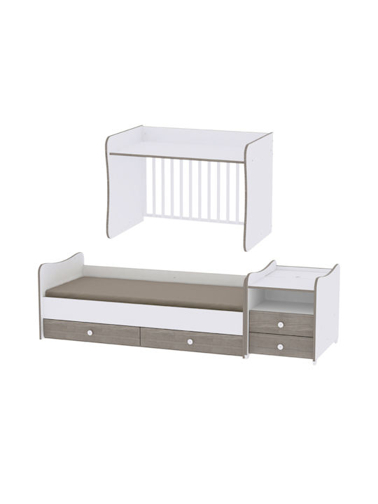 Lorelli Babybett Combo Artwood mit Schublade