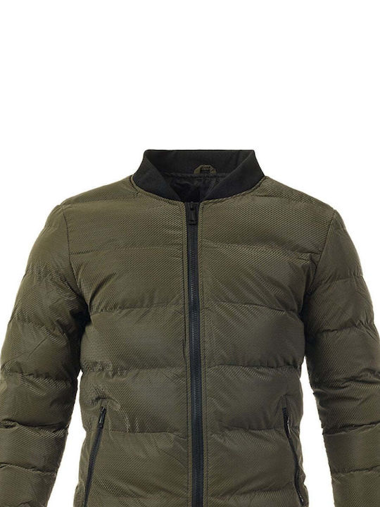 Senior Herren Jacke Puffer Schwarz