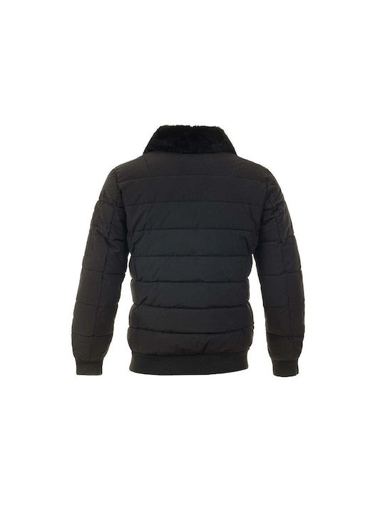 Senior Men's Puffer Jacket Black