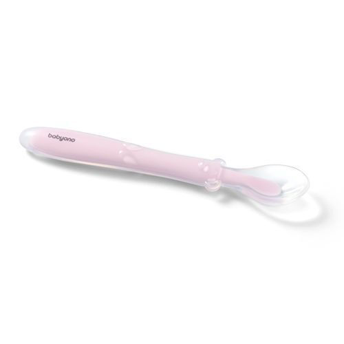 Babyono Linguriță pentru bebeluși din Silicon Roz 1c7dc7c95756