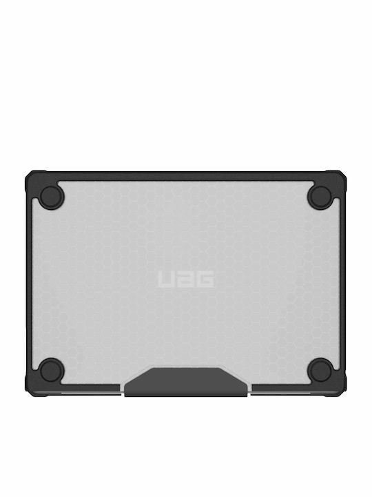 Uag Plyo Laptop Case Compatible Macbook Air 13 Inch 2022 2023 2024 Transparent Black