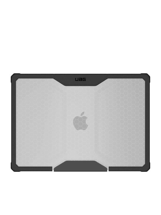 Uag Plyo Laptop Case Compatible Macbook Air 13 Inch 2022 2023 2024 Transparent Black