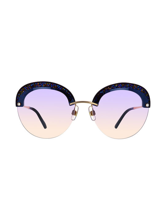 Swarovski Sonnenbrillen mit Lila Rahmen und Lila Verlaufsfarbe Linse SK0256 28Z