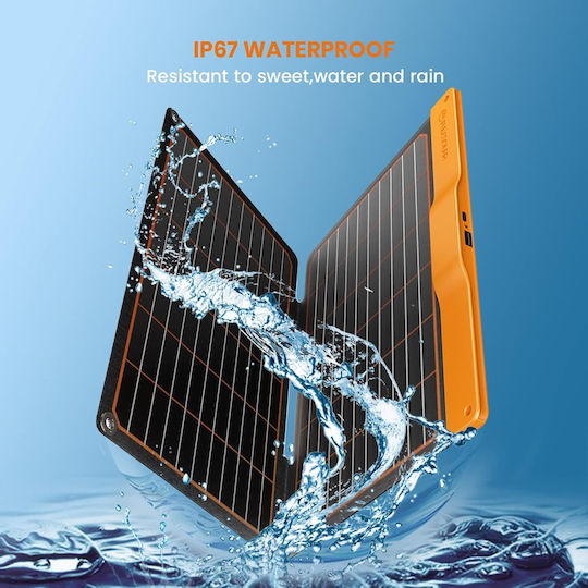 Flexsolar Flex Αναδιπλούμενο Ηλιακό Panel Φορτιστής 20W με USB Output (Φορητών Συσκευών) (FlexSolar-20W)