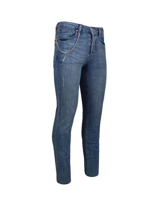 GAB Herren Jeanshose in Slim Fit Blue