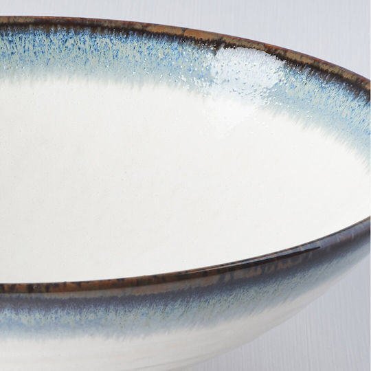 MIJ Salatieră Ceramică Albă 25x8.5cm 1buc