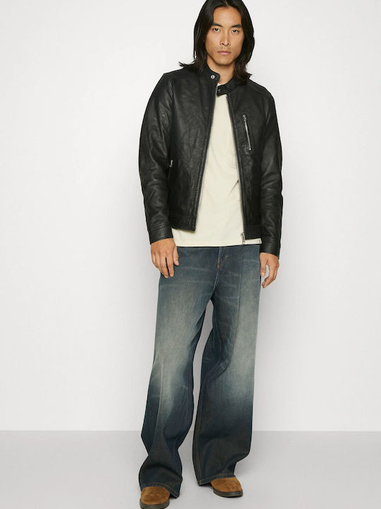 Lcmickael Lederjacke Jacke Black