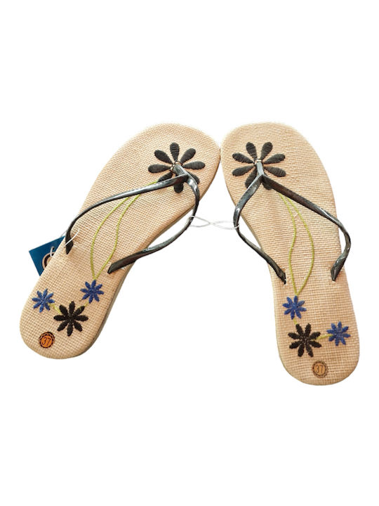 Golden Hill Women's Flip Flops Beige