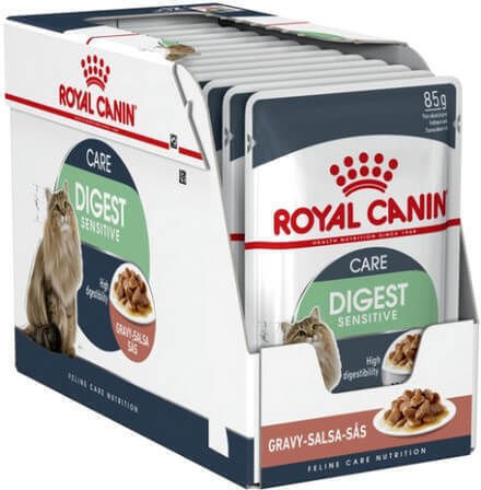 Royal Canin Digest Sensitive Υγρή Τροφή για Ενήλικες Γάτες σε Φακελάκι με Πουλερικά 85gr