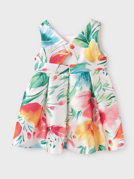 Children's Dress Sleeveless Satin Turquoise