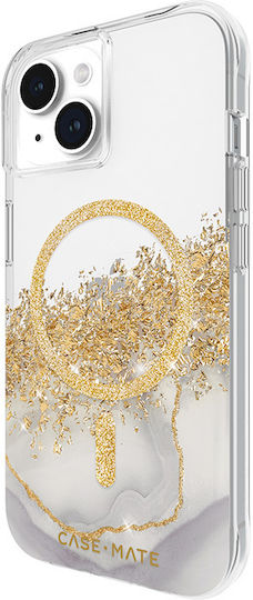 Case-Mate Karat Back Cover Πλαστικό Χρυσό (iPhone 15)